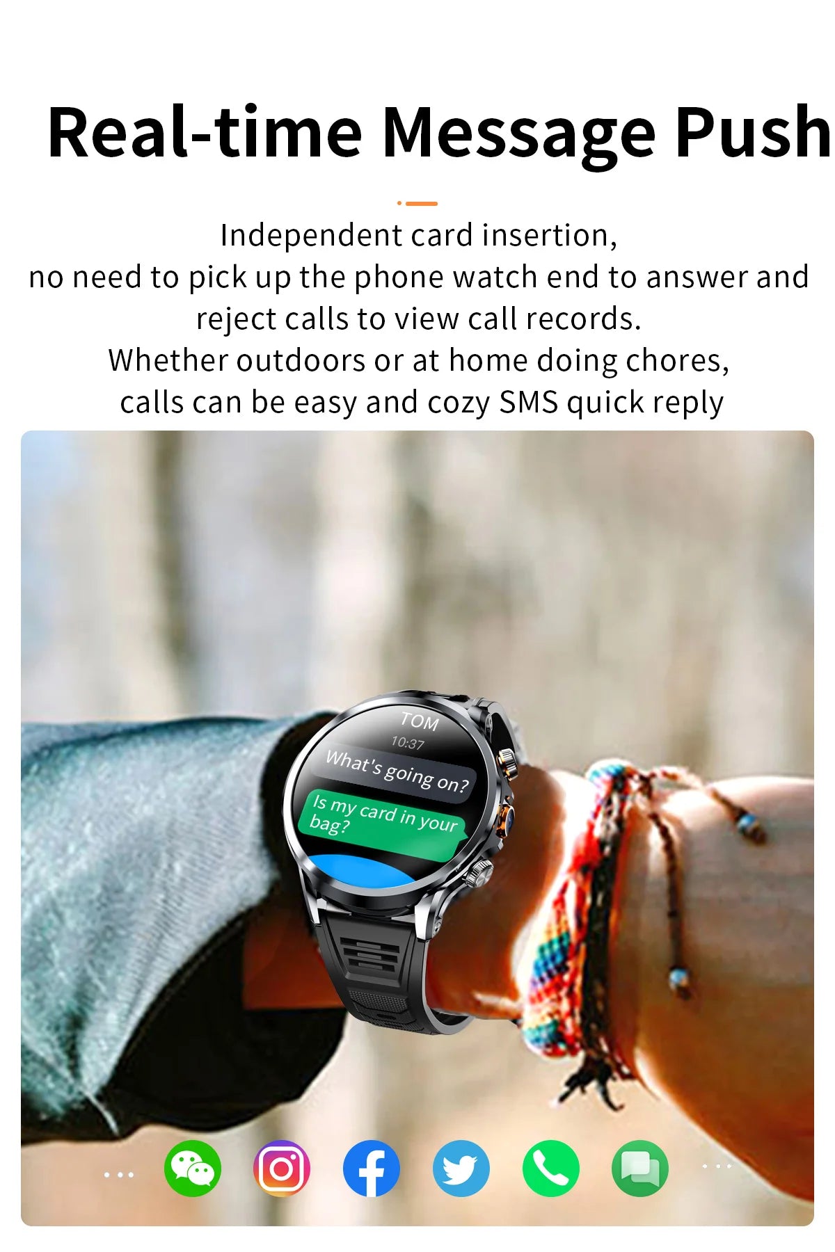 16+256GB Android H18 Smartwatch 4G LTE 1100Mah Battery Play Store Heart Rate 1.95 inch Spherical screen Smart Watch Men GPS WIFI
