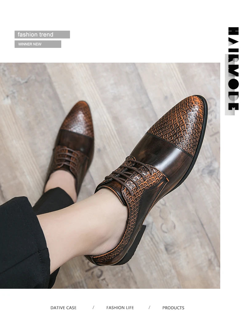 Dress Shoes Man Classic Casual Business Leather Shoes Men Formal Wedding Office Leather Shoes For Men Social Shoe Male