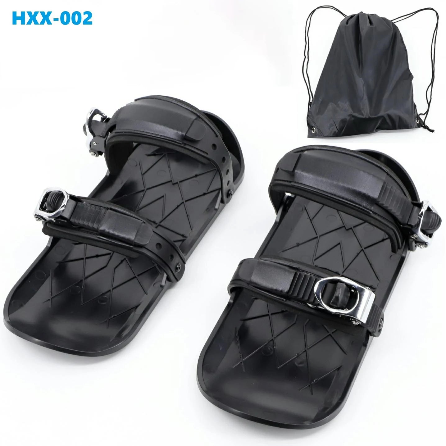 Mini Short Ski Skates Skis Boots Skiboards Adjuatable Adults Short Shoe Snowblades Portable for Winter Outdoor Sports Snow Board