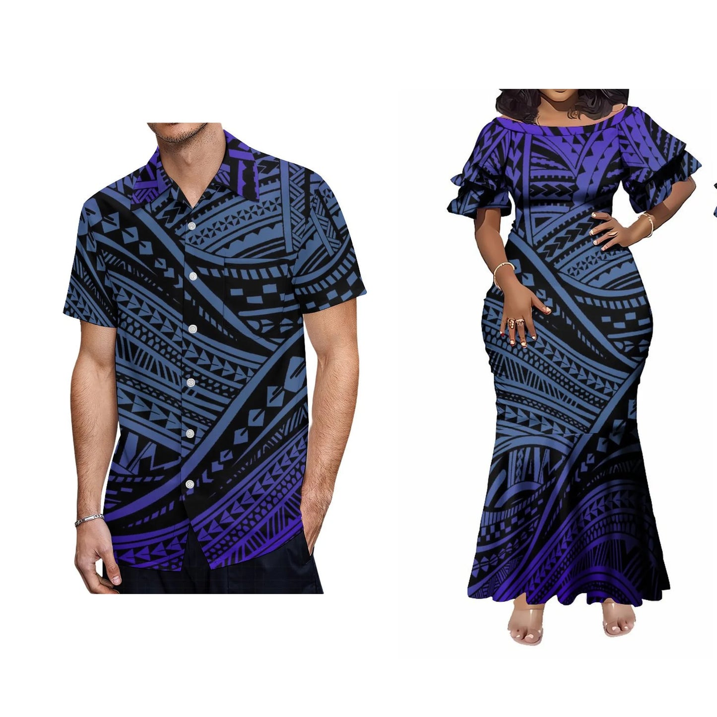 Factory Wholesale Custom Boat Neck Double Flare Sleeve Long Fishtail Ladies Dress Women Elegant Mermaid Evening Party Dress