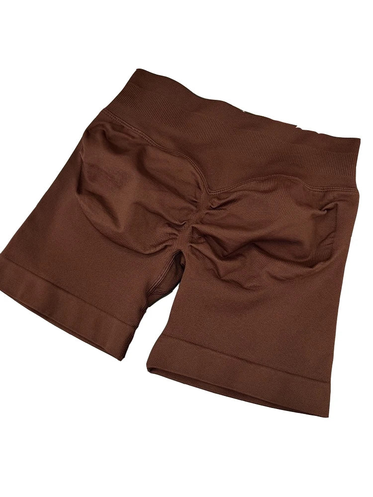Seamless Shorts 4.5" Yoga Shorts Women Clothes Scrunch Bum Gym Shorts Booty Running Short Butt Lifting Workout Pants Fitness