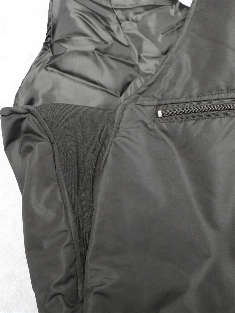 Winter Outdoor Profional Ski Pants Windproof Waterproof Cotton Lined Cargo Straight Leg Men's Ski Trousers