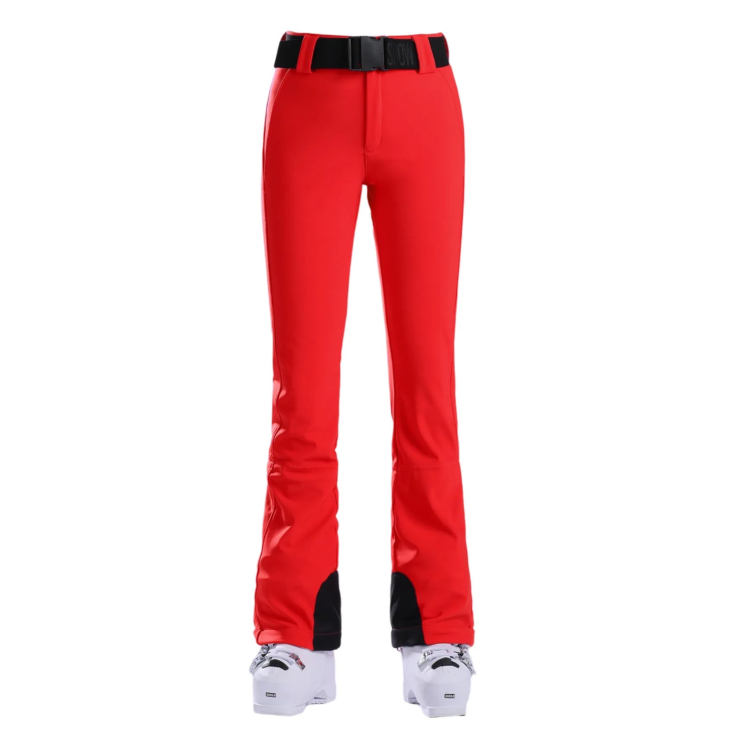 Ski pants New women's double-board 스노우보드복 slimming windproof waterproof thickened warm and elastic sports snow pants