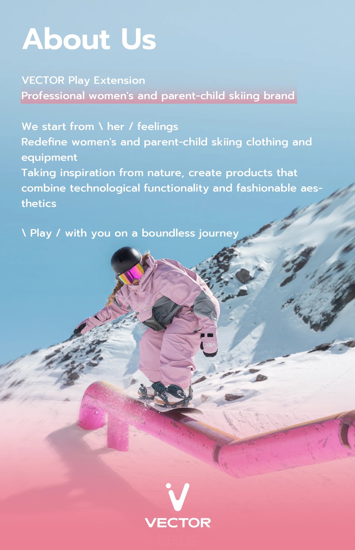 VECTOR Men Women 3L Cotton Ski Jacket Ski Pants Warm Windproof Winter Overalls Waterproof Outdoor Sports Clothing Snowboard
