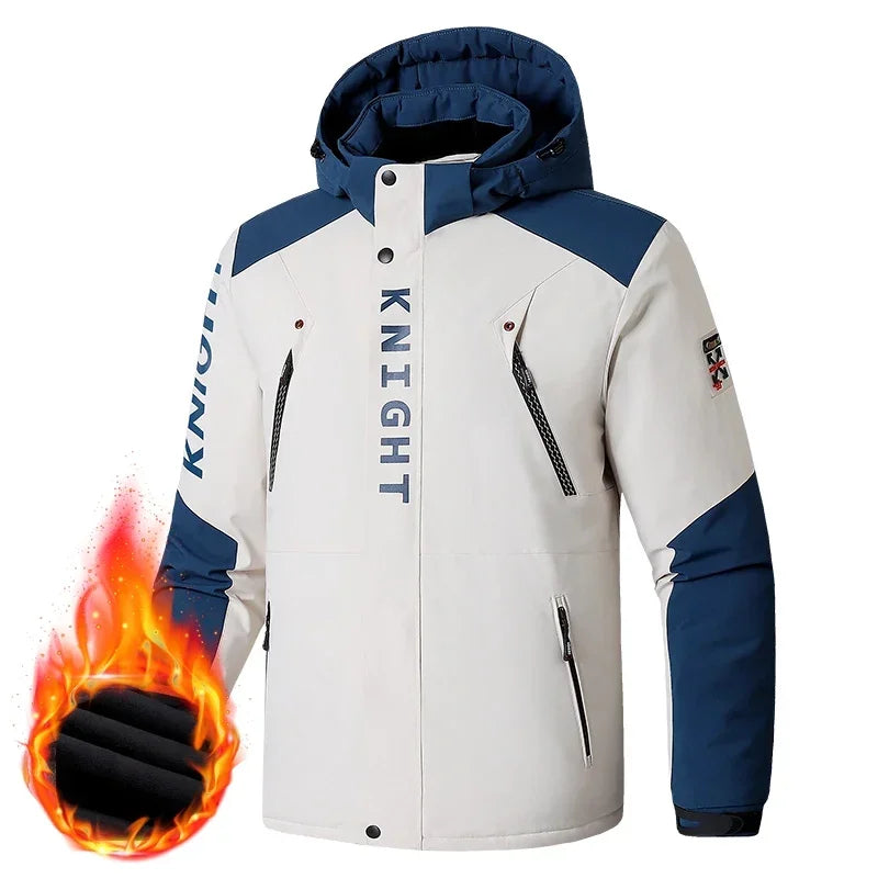 Winter Ski Suit Men Snow Parkas Super Warm Windproof Outdoor Sports Skiing Fleece Jackets and Pants Male Snowboard Wear Overalls