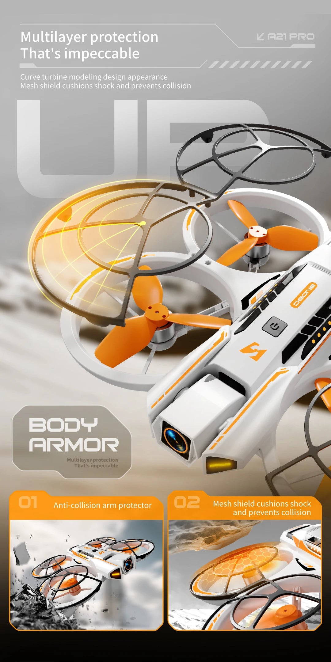 Original A21Pro Mini Drone 8K GPS Professional HD Aerial Photography Remote Control Aircraft 5G HD Camera Quadcopter Toy UAV