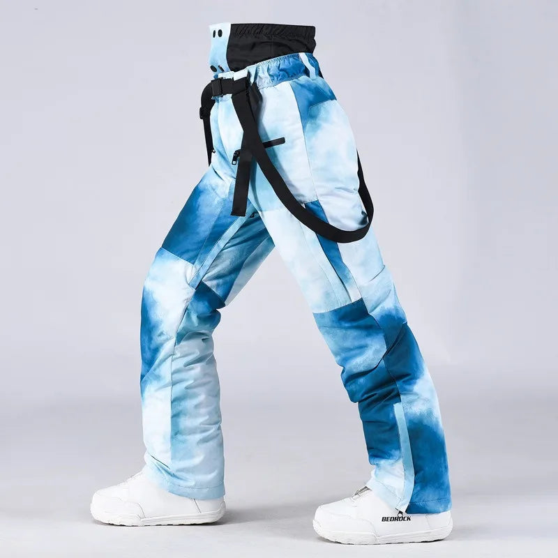 Windproof Outdoor Sport Trousers for Men and Women, Alpine Overalls, Waterproof Ski Pants, Warm Overalls, Big Ski Pants, Mountai