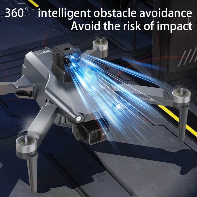 L600 PRO MAX Drone 8K Professional HD Camera 3-axis gimbal 5G WIFI FPV Obstacle Avoidance Brushless Large Screen Quadcopter Toys