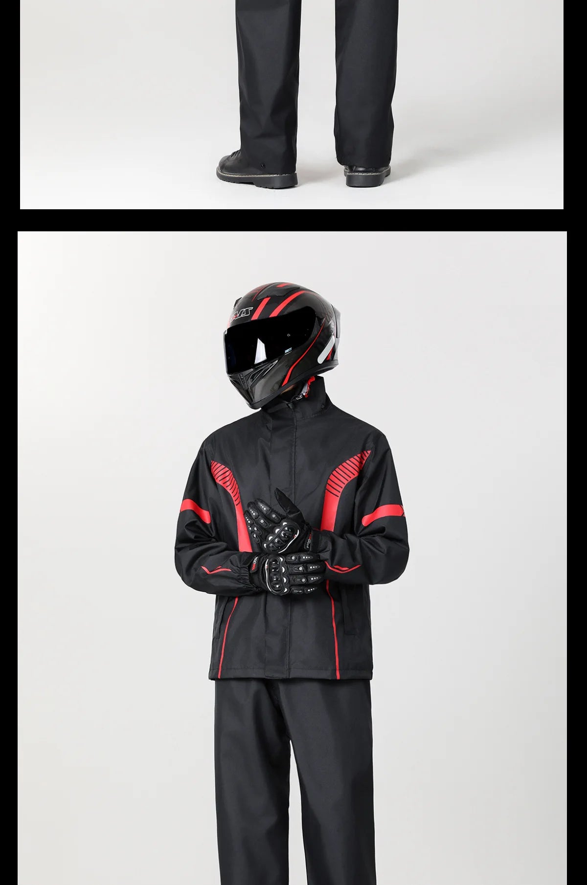 2026 New Model Motorcycle Raincoat Suit  Raincoat Set For Motorcycle Riding Clothing Against Heavy Rain Reflective Raincoat
