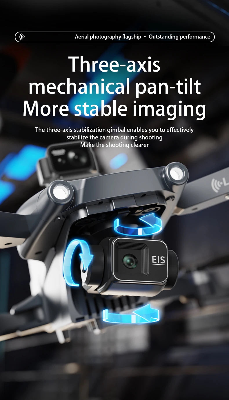 L600 PRO MAX Drone 8K Professional HD Camera 3-axis gimbal 5G WIFI FPV Obstacle Avoidance Brushless Large Screen Quadcopter Toys