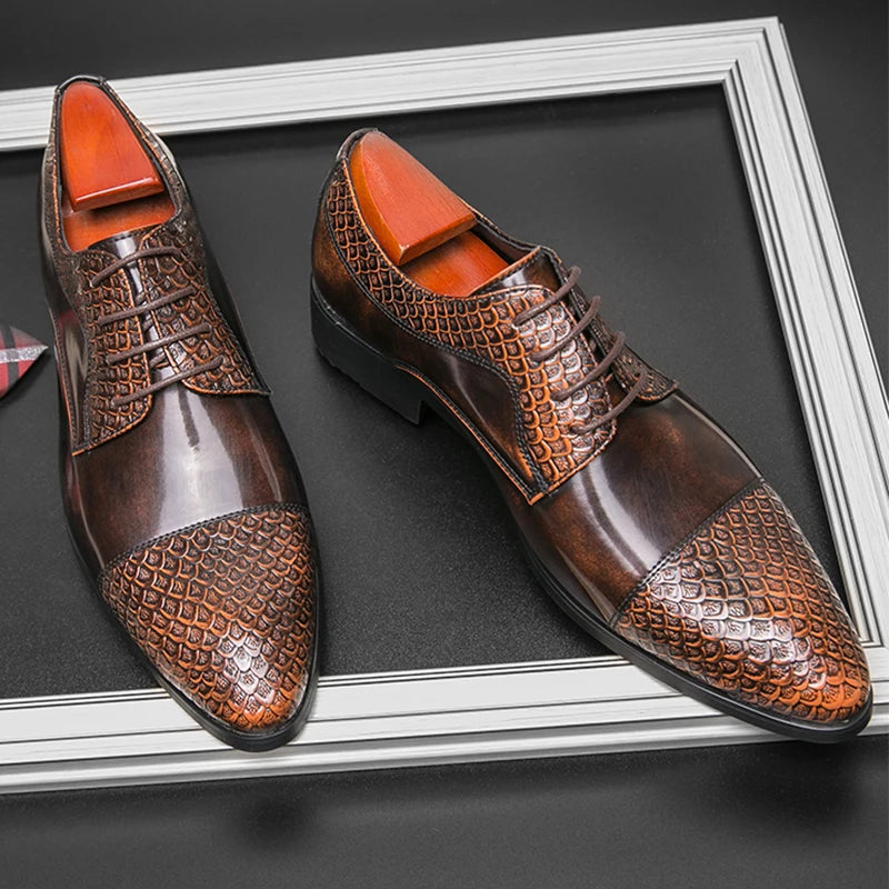 Dress Shoes Man Classic Casual Business Leather Shoes Men Formal Wedding Office Leather Shoes For Men Social Shoe Male
