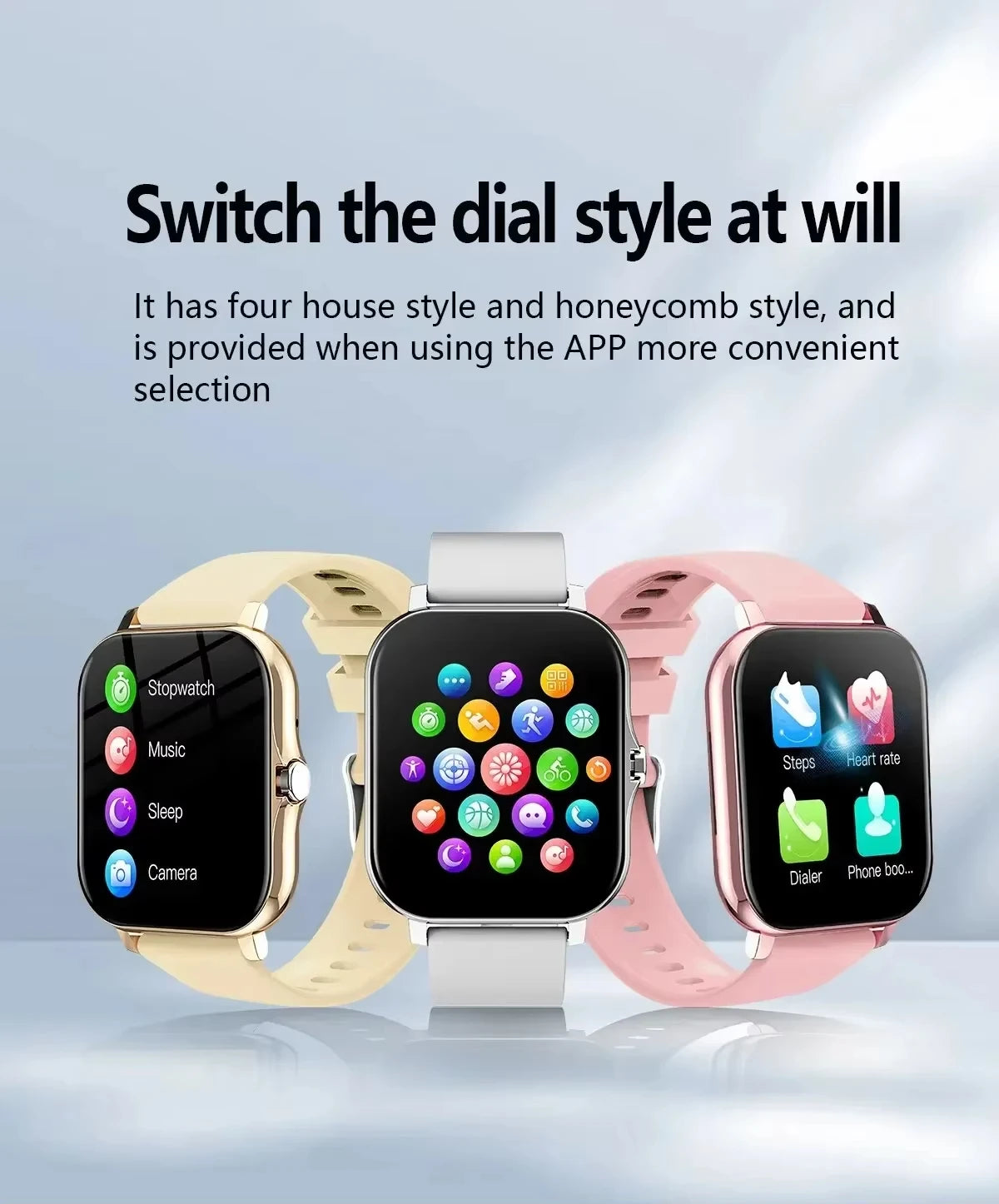 OPPO Hot Selling New Smart Watch For Men Women Newest Sport SmartWatch Faces Bluetooth Call Sports Fitness Phones Android iOS
