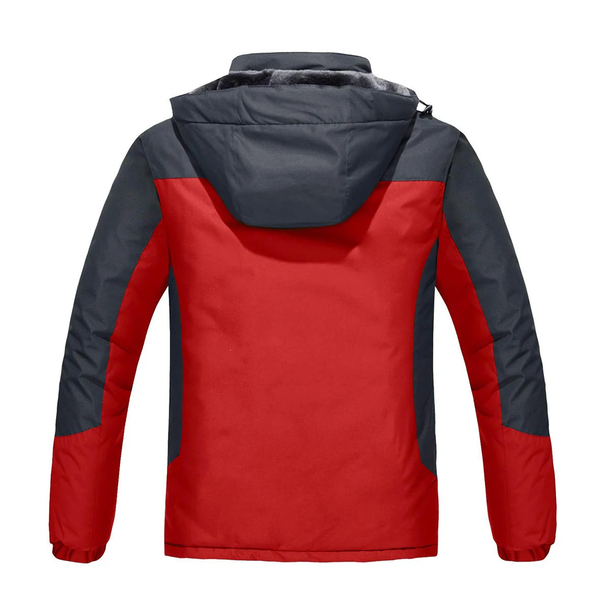 TACVASEN Men's Fleece Lined Skiing Jacket Windproof Detachable Hood Winter Thicken Warm Parkas Waterproof Outdoors Working Coat