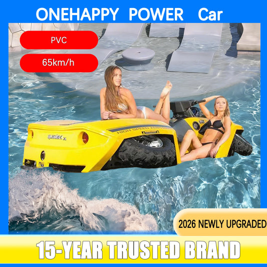 Factory Supplies High Quality OEM Fiberglass 4 Stroke Engine Amphibious Water Sports Vehicles Heavy Duty All Terrain Lake River