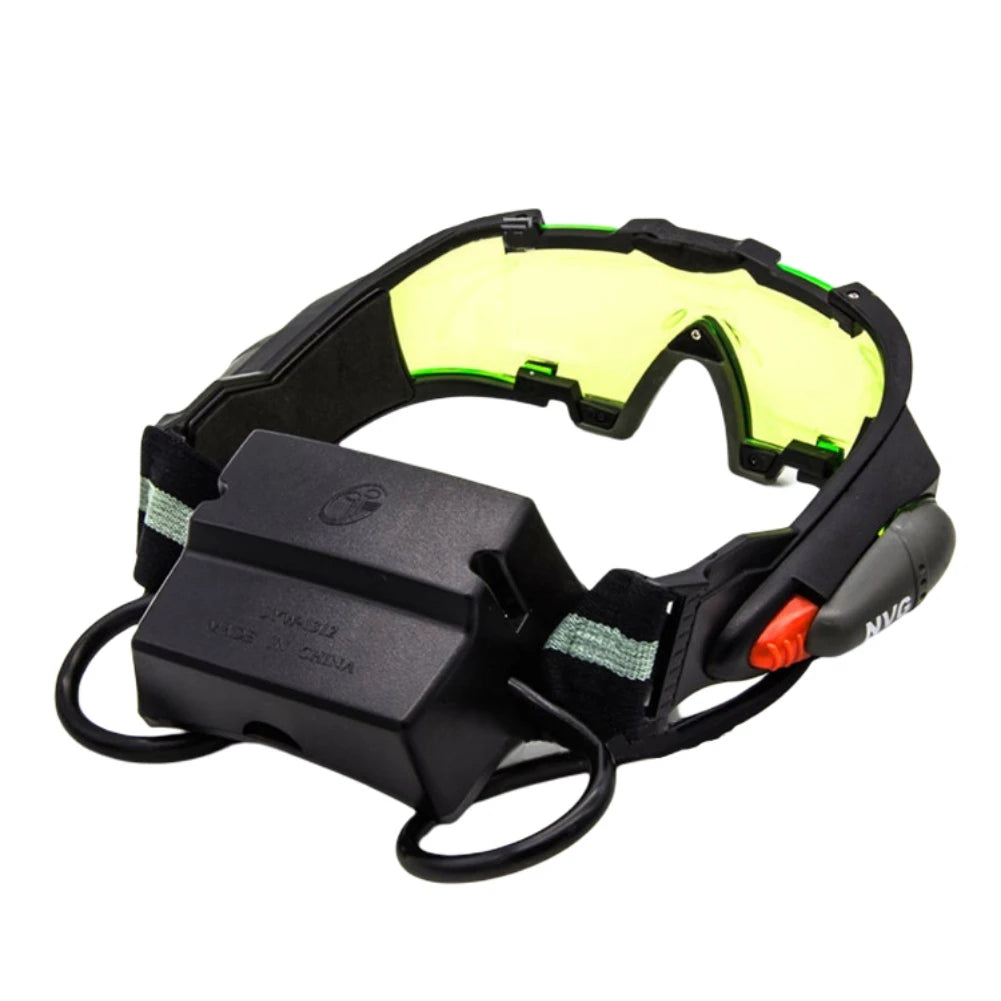 Skiing Racing Cycling Hunting Safety Night Vision Goggle PC Plastic Kids Night Vision Goggles LED Night Mission Goggles