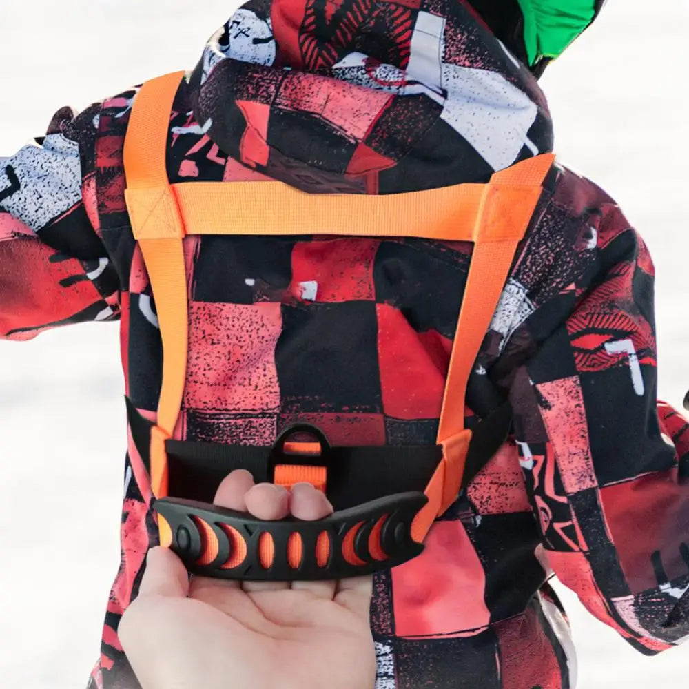 Kids Skiing Harness Safety Shoulder Strap Skating Training Snowboarding Cycling Outdoor Sport Belt for Child Beginner