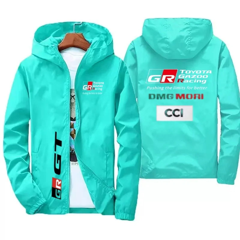 2026 New Toyota GR Men's Motorcycle Jacket, A Casual Twill Baseball-style Coat for Spring and Autumn, Men's Hip-hop Street Style