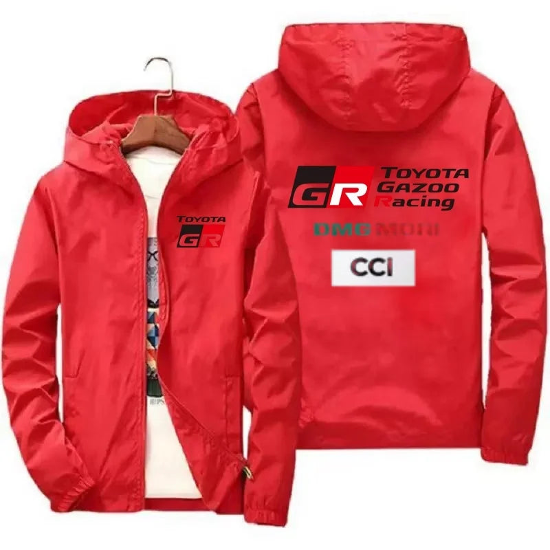 2026 New Toyota GR Men's Motorcycle Jacket, A Casual Twill Baseball-style Coat for Spring and Autumn, Men's Hip-hop Street Style
