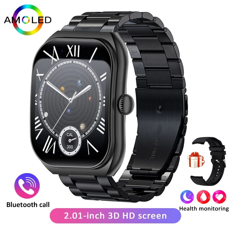 2026 New Bluetooth Call Smart Watch Women Customisable Dials Waterproof Sports Fitness Tracker Fashion Ladies' Smartwatch+Box