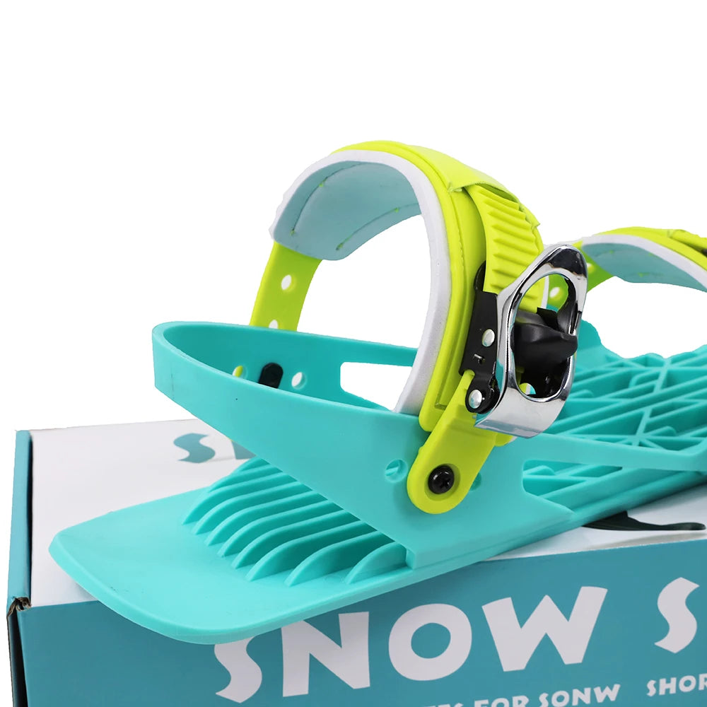 Adult mini entry-level ski skis suitable for beginners Ski boots that can be worn directly on the feet Snow walking shoes