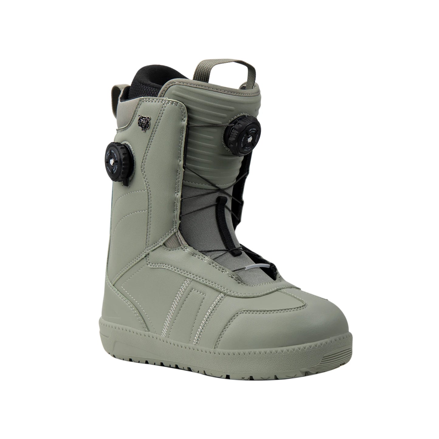 Dexun Dual Buckle Ski Boots Quick-Lace Waterproof Warm EVA Rubber Sole TPU Support Snowboard Shoes Size 36-45