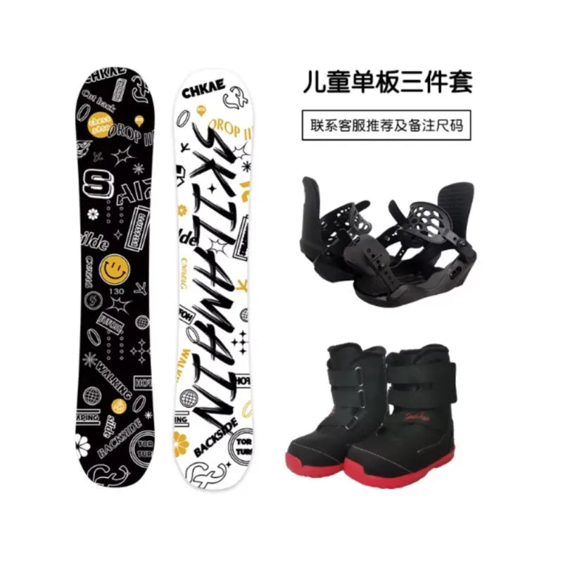 сноуборд детский New Children's Snowboard All-around Board All Terrain Board Snowboard Snowboard Set