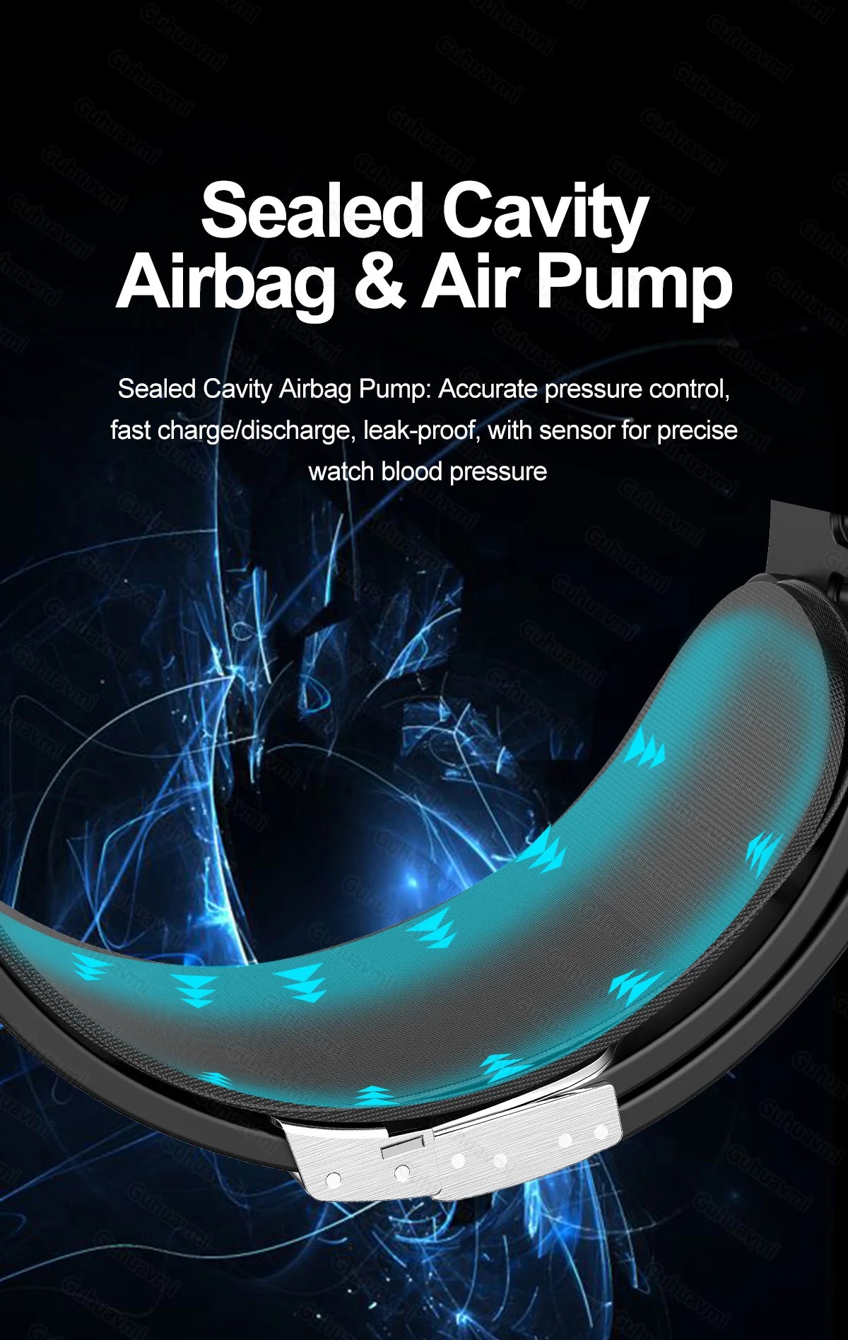 Smartwatch  AMOLED Screen Call ECG Sport Watchs Air pump Measurement BP Micro physical examination AI dial Smart Watch Men Women