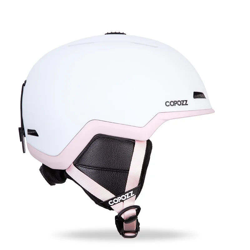 COPOZZ Ski Helmet Half-covered Anti-impact Skiing Helmet For Adult Men Women Ski Skateboard Snowboard Safety Helmet Female Male