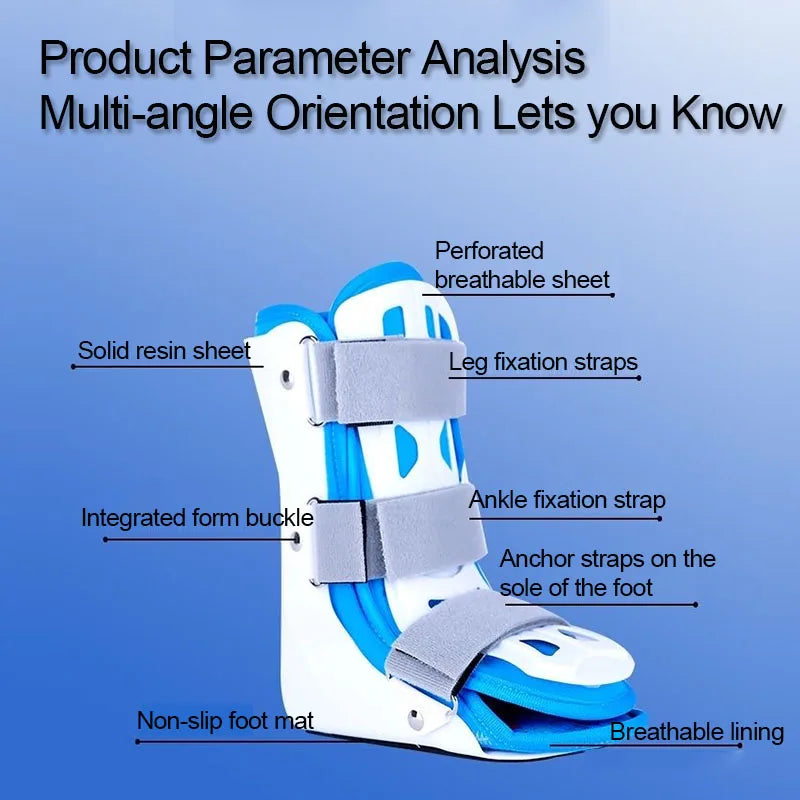 Kid Foot Drop Support Splint-Varus Valgus Orthotics Brace-Ankle Joint Fracture Fixation Brace-Ankle Sprains Recovery Band