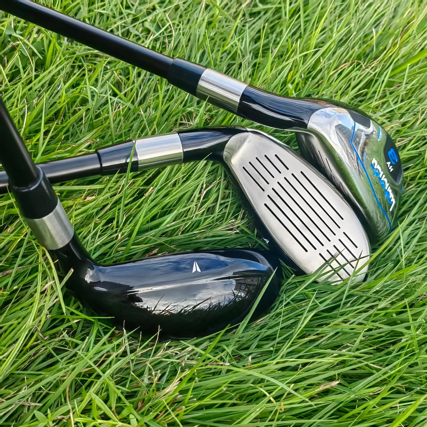 Lashonda Men's Golf Hybrid Clubs – Chicken Leg Stainless Steel Clubhead, Small Hollow Design, SR Flex Carbon Shaft, High Elast
