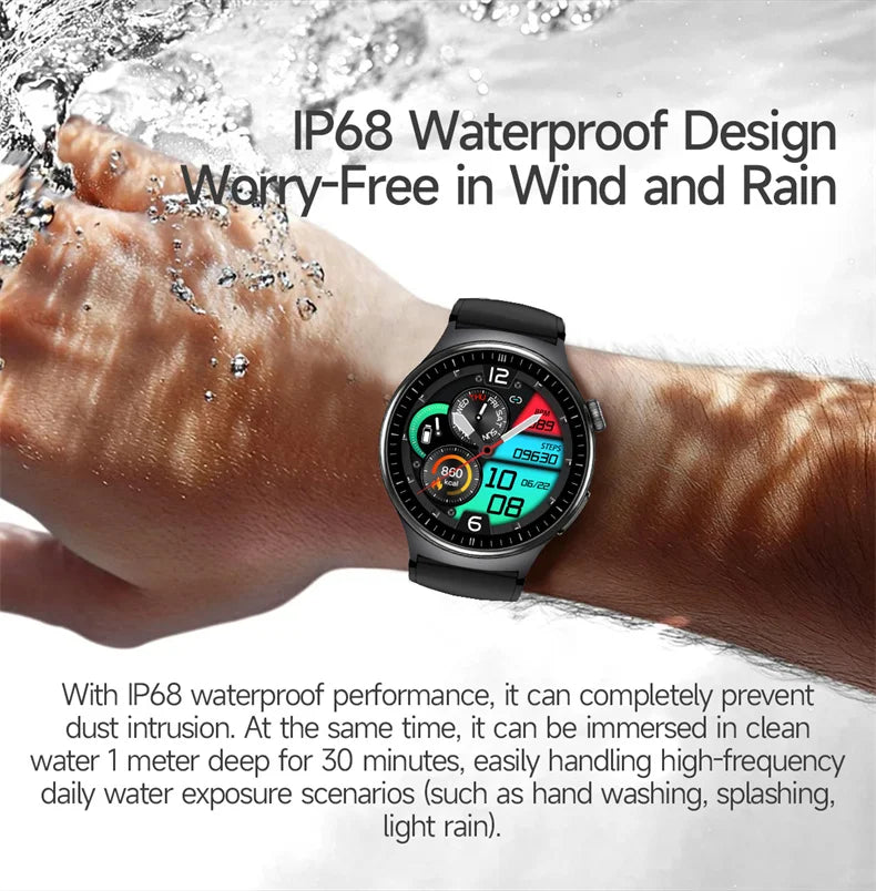2026New Health Diagnosis Smart Watches Men Sport ECG Heart Rate Blood Pressure Uric acid Waterproof Smartwatches For Men women