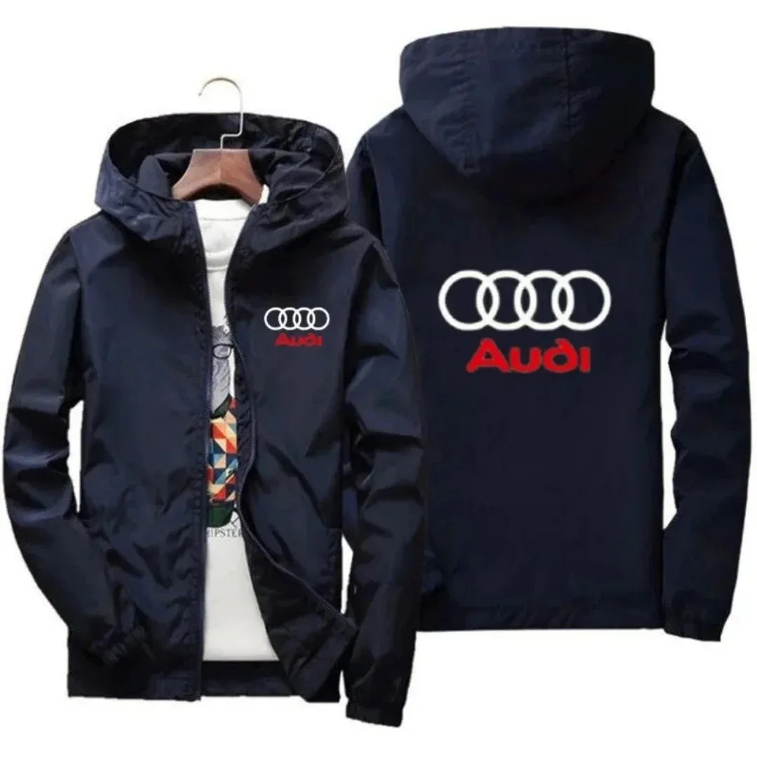Audi motorcycle windproof and waterproof jacket, exquisitely designed, simple and fashionable, suitable for riders and casual we
