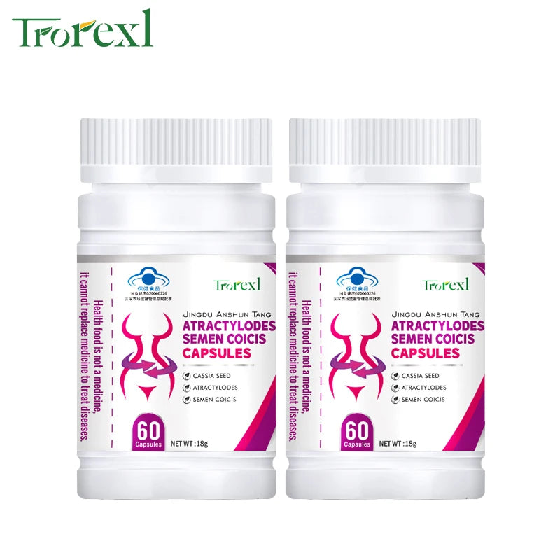 Natural Cassia Seed & Coix Seed Pills, Detox Slim, Metabolism Booster, Burn Fat, 100% Herbal, Vegan & NO SIDE EFFECT Weight Loss
