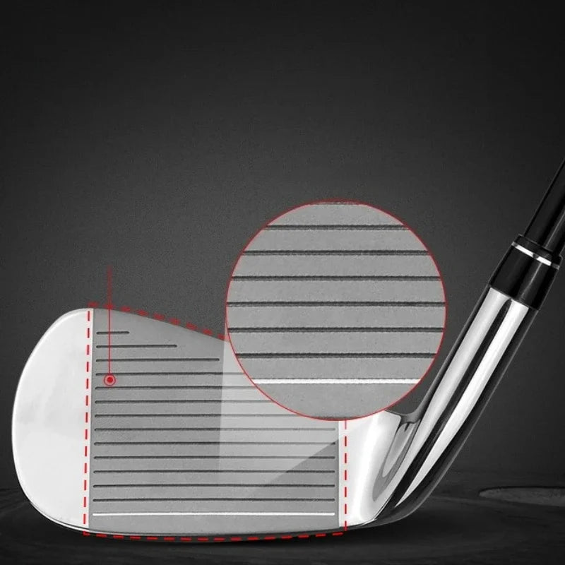 PGM Golf Clubs Men 5/6/7/8/9/P/S Irons Stainless Steel Golf Beginner's Club TIG031