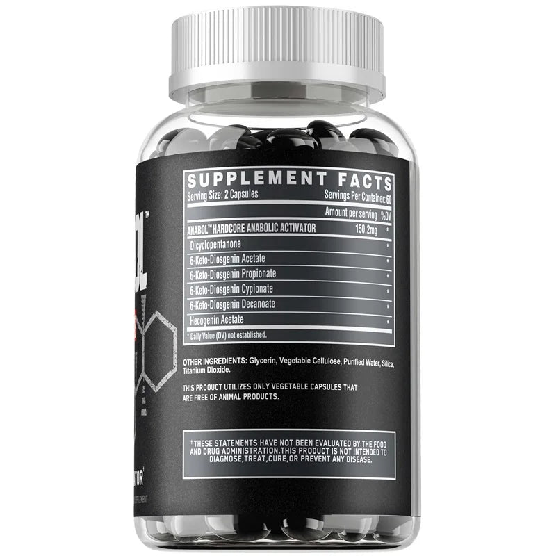 Anabol Supplement - Enhances Energy Endurance, Contributes To Muscle Growth, Strength Improvement, Cognitive Health, Memory