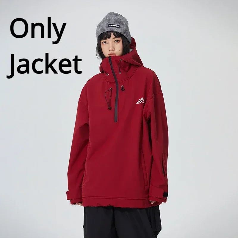 Thermal Ski Jackets 2025 New Winter Woman Outdoor Pro Windproof Sport Skiing Hoodies Man Snowboard Tracksuit Snow Clothing