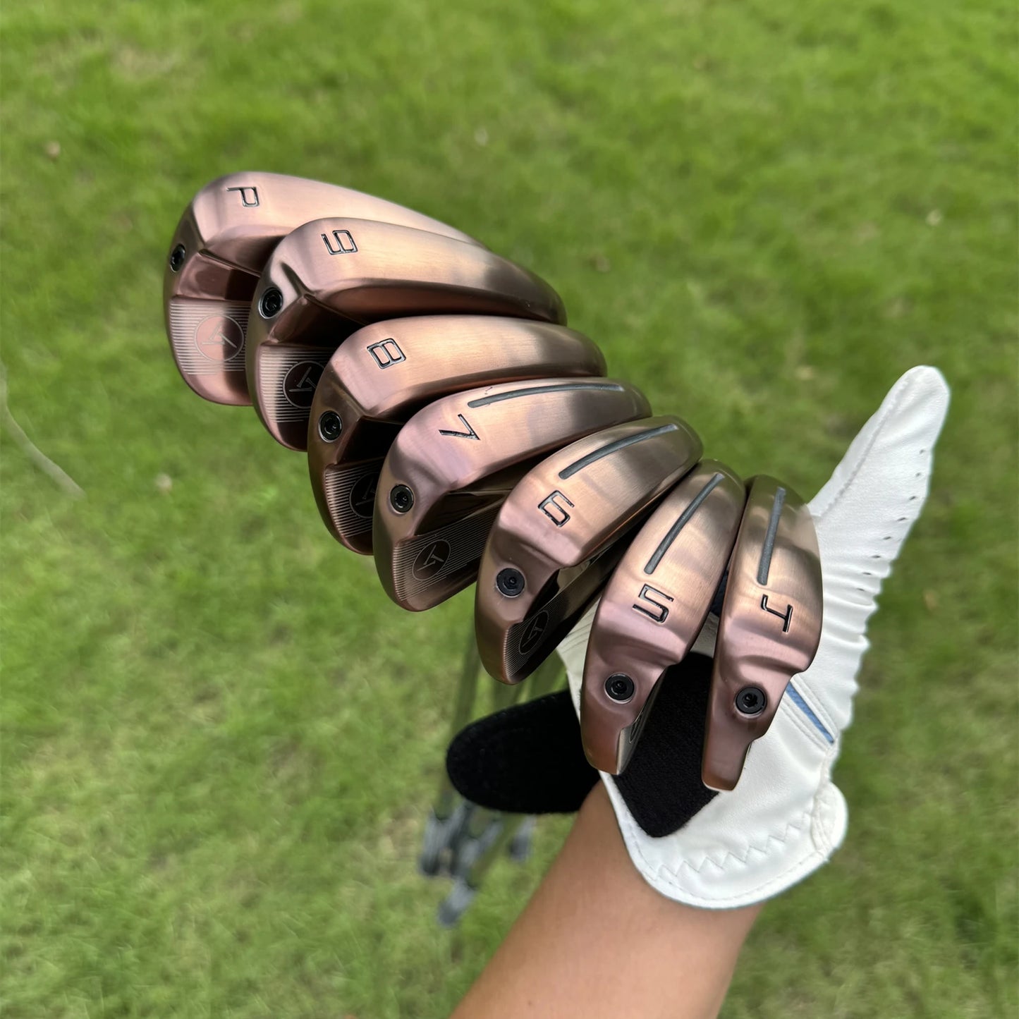 Calong Yamahero S880 Golf Irons Set Black / Golden 4 5 6 7 8 9 P With Steel Shaft Hollow Design Top Golf Clubs