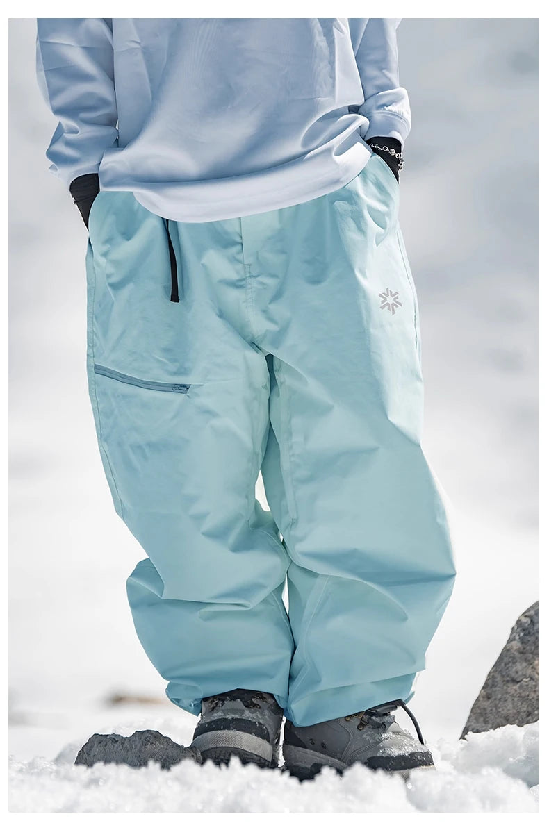 John Snow 2025 3L Ski Jacket & Pants Set Waterproof Snowboard Suit Thermal Winter Sports Gear with Fleece Lining for Men & Women