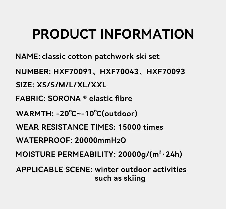 VECTOR Ski Suit Set Women Man Winter Women Jackets and Pants Warm Waterproof Women Jackets Pants Outdoor Ski Bike Camping 2023