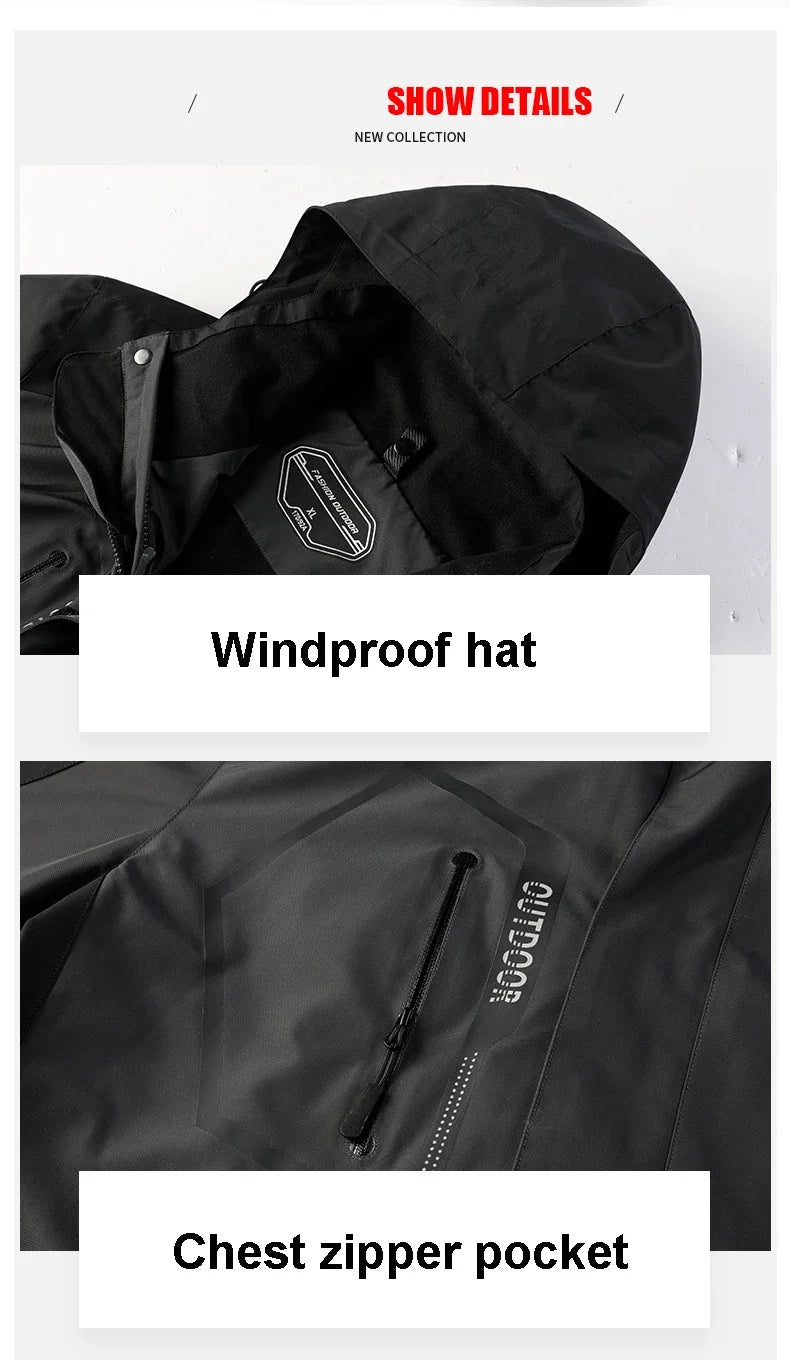 Winter Ski Jacket Men Warm Skiing Snowboard Trekking Jackets Windproof Waterproof Breathable Snow Coats Jacket For Men