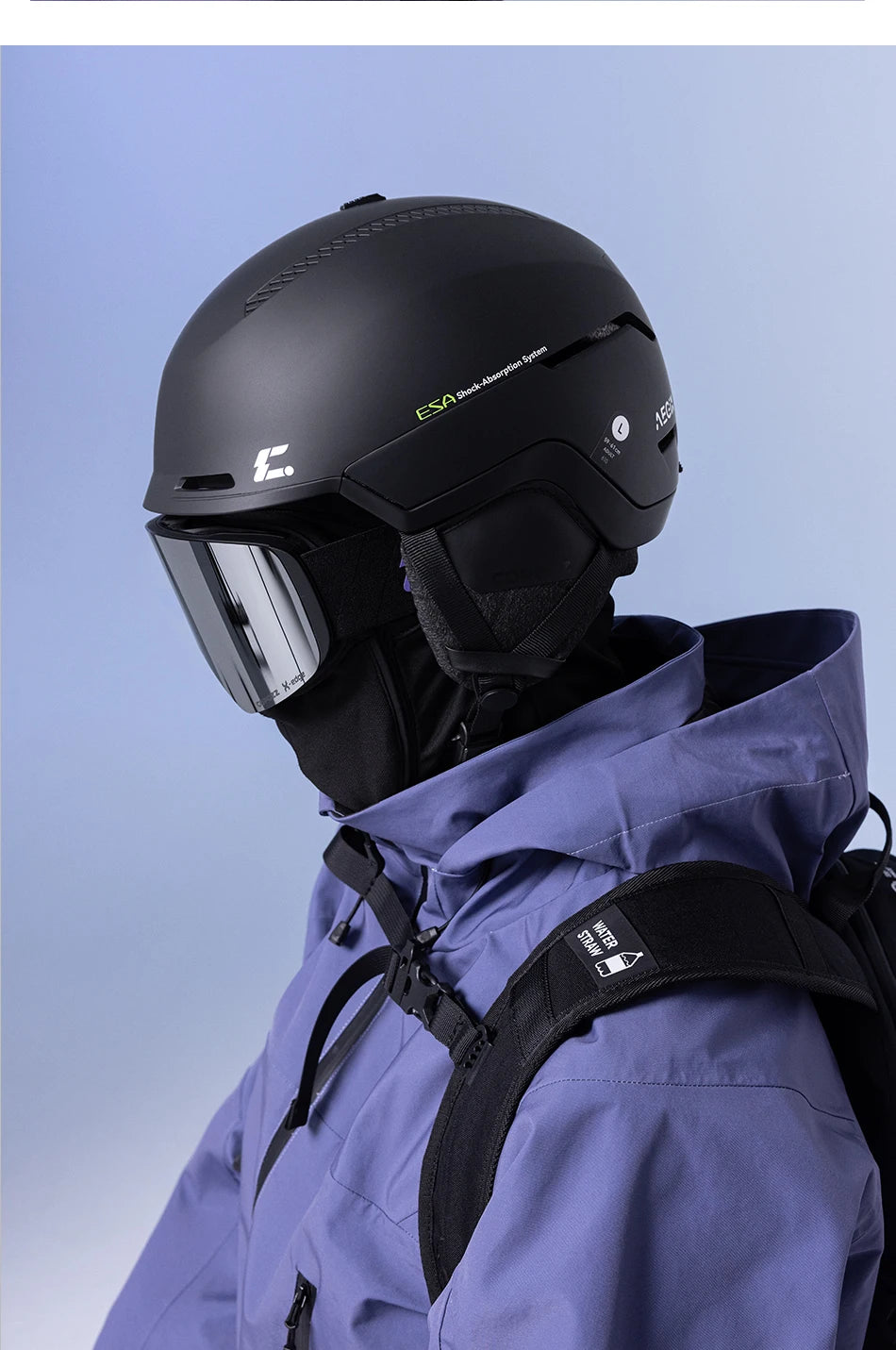 COPOZZ Winter Ski Helmet One-piece Adult Universal Snow Helmet Skating Ski Snowboard Outdoor Sports Helmets with RECCO Reflector