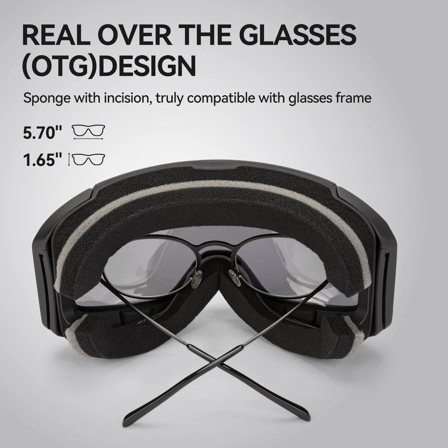 COPOZZ Magnetic Ski Goggles Men Women UV400 Protection Anti-Fog Ski Mask Outdoor Sport Snowboard Skiing Eyewear Adult