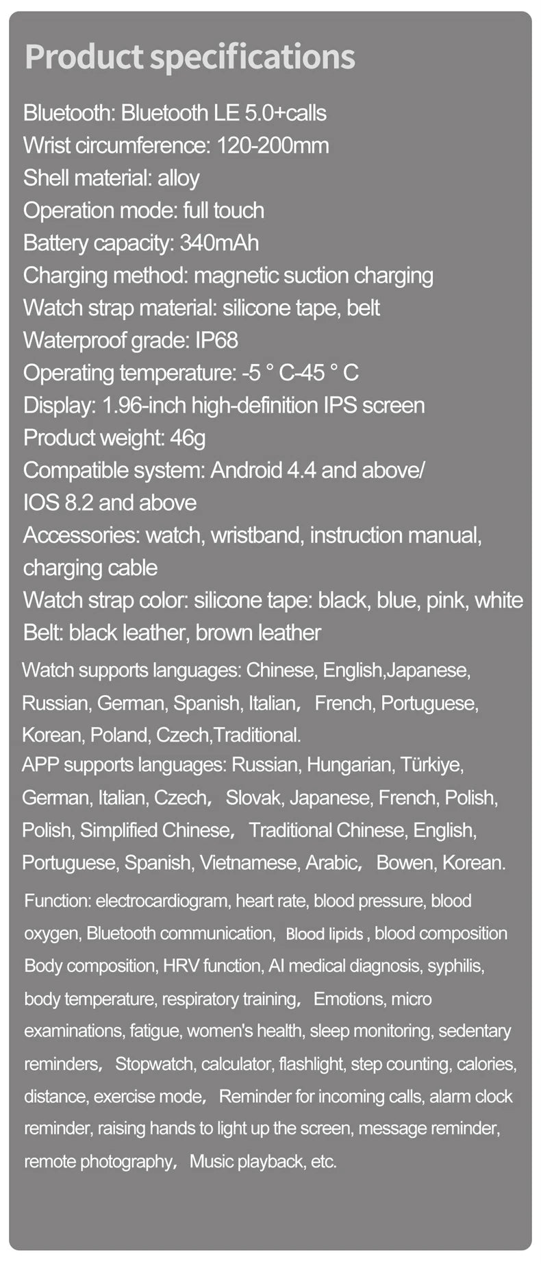 2025 New For XIAOM1 ECG+PPG Blood Fat Uric Acid Health Smartwatch Men Women Heart Rate Blood Pressure Bluetooth Call Smart Watch
