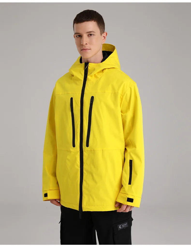 SEARIPE Winter Men Women Hooded Ski Jacket Waterproof Breathable Warm Snowboarding Coats Male And Female Outdoor Skiing Tops
