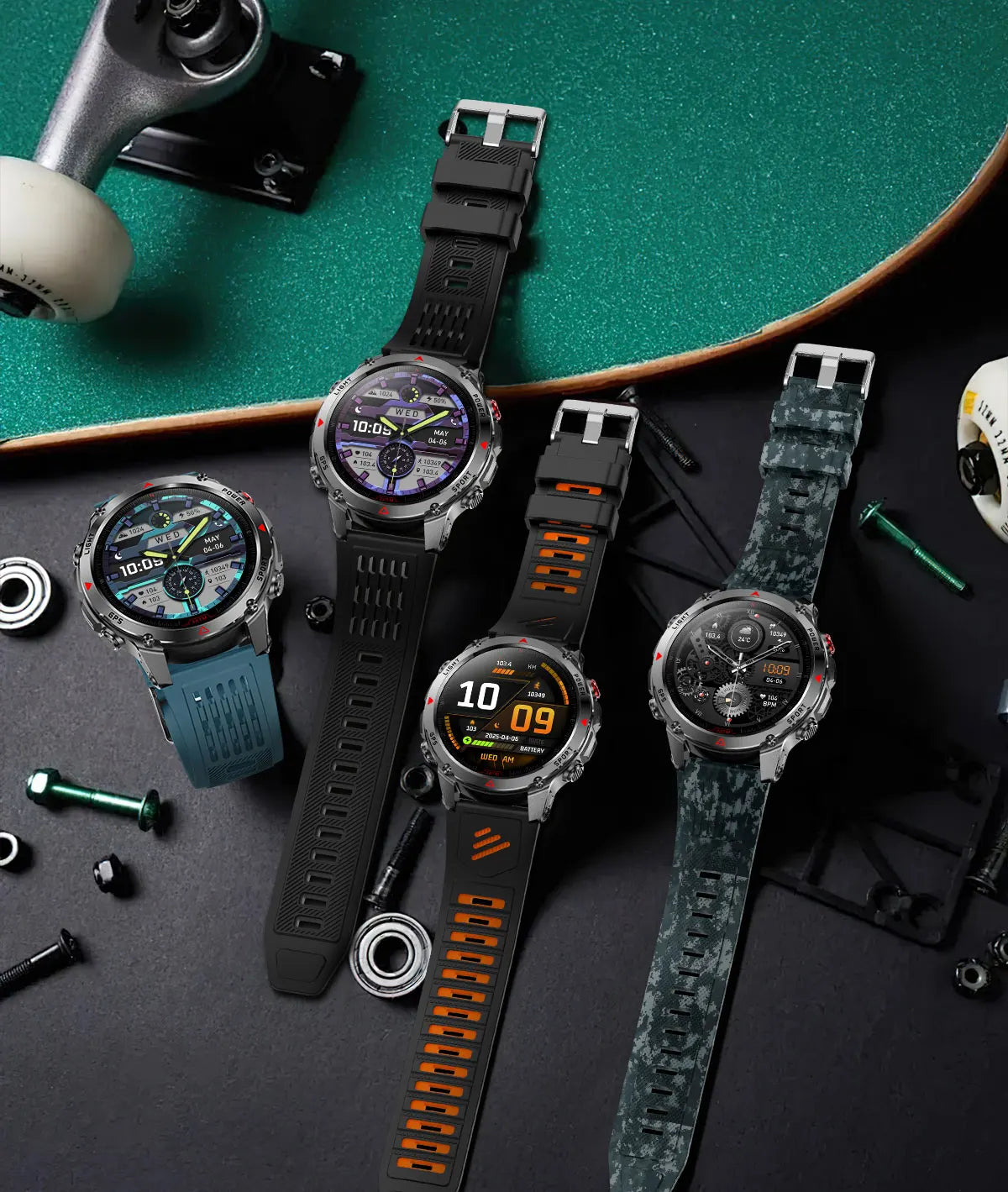 2025 New GPS Map Navigation Smart Watch Men Women Amoled Screen 3ATM Waterproof Sport SmartWatch Compass NFC BT Call Watches Men