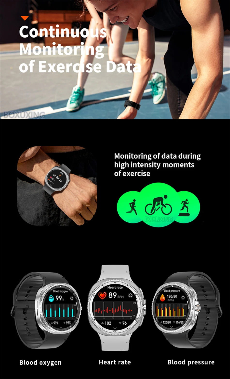 2025 New For Galaxy Watch 8 Classic Smart Watch Men  GPS NFC Bluetooth call 47mm AMOLED Fitness Sport Tracker Health Smart Watch