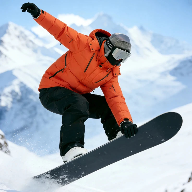 Winter Ski Suit Men Snow Parkas Warm Windproof Outdoor Sports Skiing Down Jackets and Pants Male Snowboard Wear Overalls