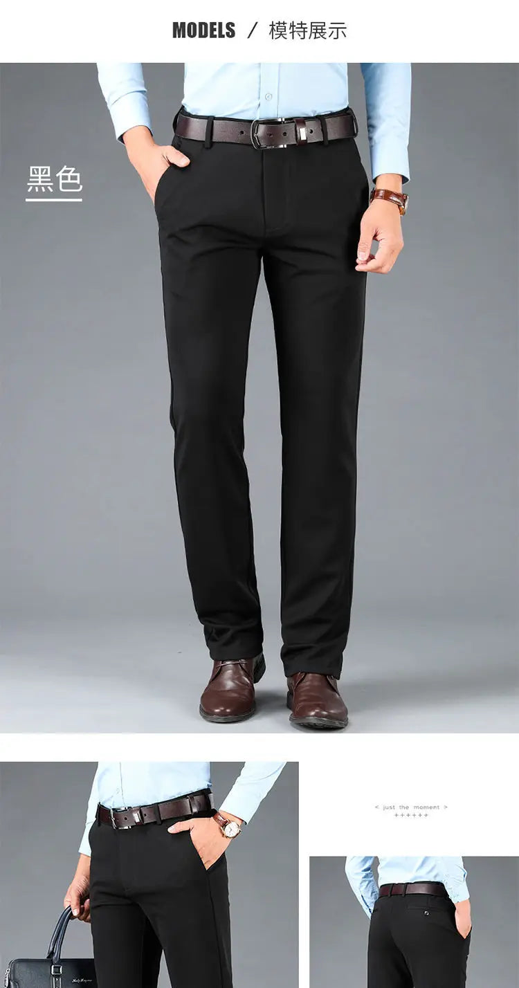 10XL Oversize Men Business Pants Winter Men's Trousers Man Casual Formal Tailoring Clothes Social Suit Clothing Slacks PantsMens