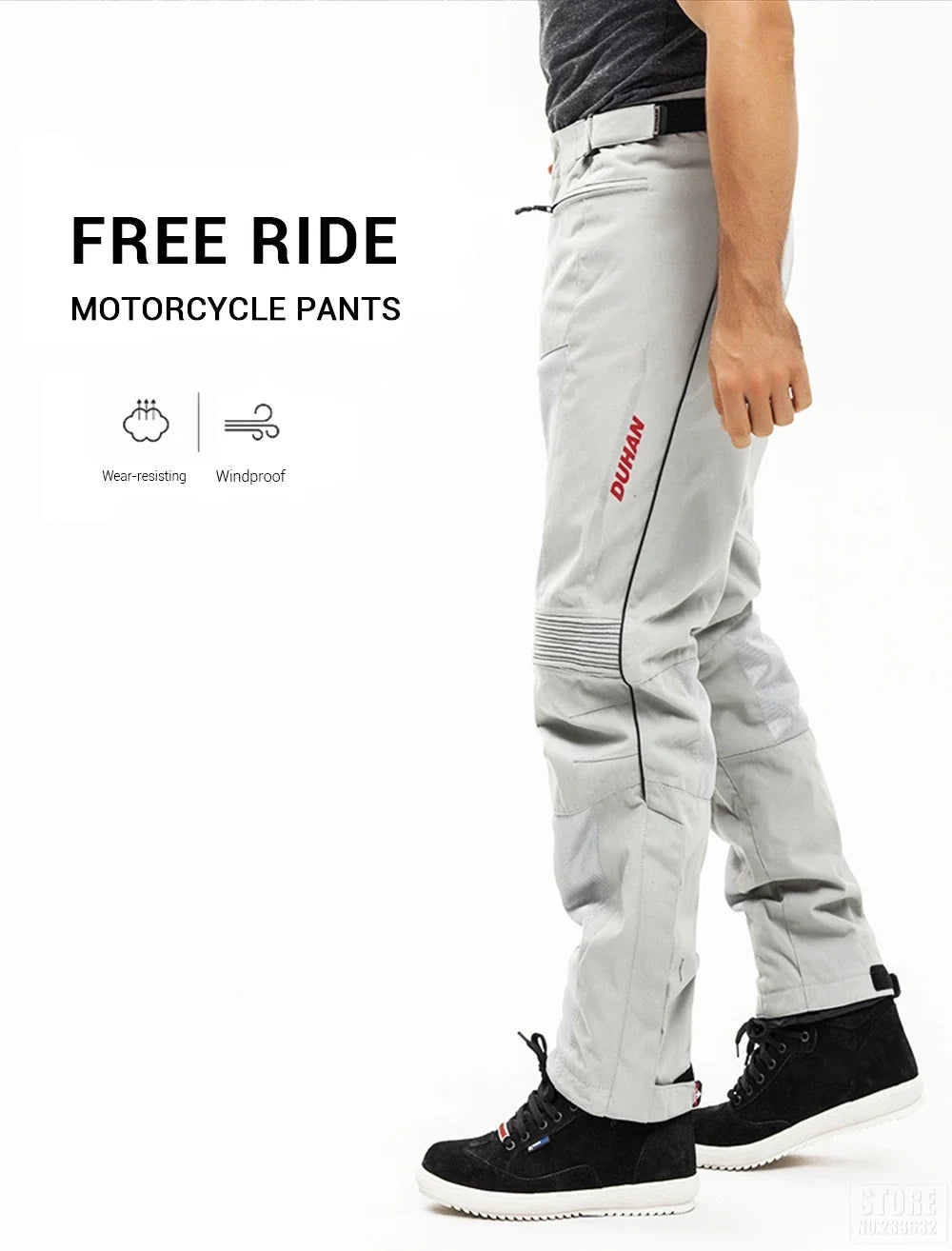 Clearance Motorcycle Riding Pants Men Summer Mesh Breathable Anti Drop Motocross Racing Pants Trousers Knee Protective Gear