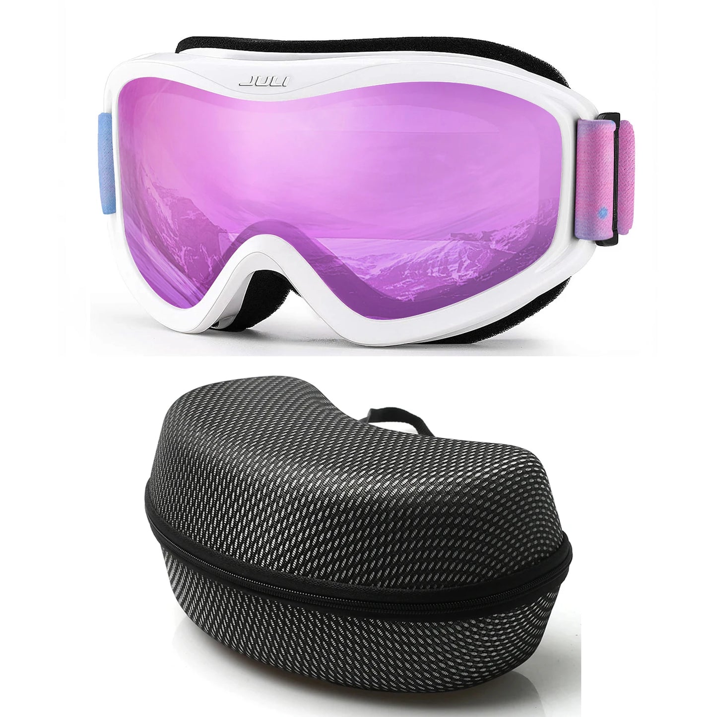 MAXJULI Professional Ski Goggles Double Layer Anti-Fog UV400 Lens Snowboarding Snow Winter Sports Goggles for Men Women BBS